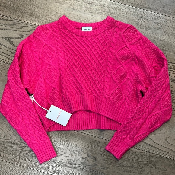 Sunday Best | Sweaters | Sunday Best Peggy Cropped Sweater | Poshmark